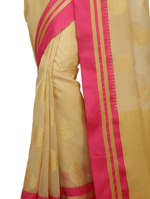 zari motif banarasi saree with blouse - 15738014 - Standard Image - 2