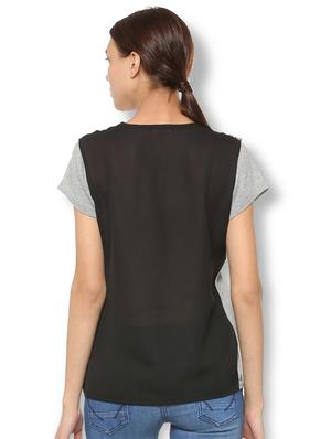 embellished detail short sleeved top - 15738092 - Standard Image - 2