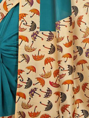 conversational border mysore silk saree with blouse - 15738144 - Standard Image - 2
