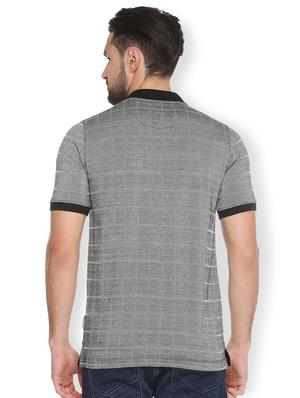 grey cotton polo t-shirt - 15738165 - Standard Image - 2