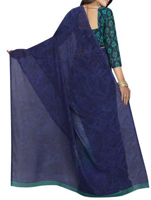 floral half & half saree with blouse - 15738176 - Standard Image - 2