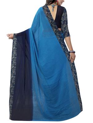 paisley half & half saree with blouse - 15738184 - Standard Image - 2
