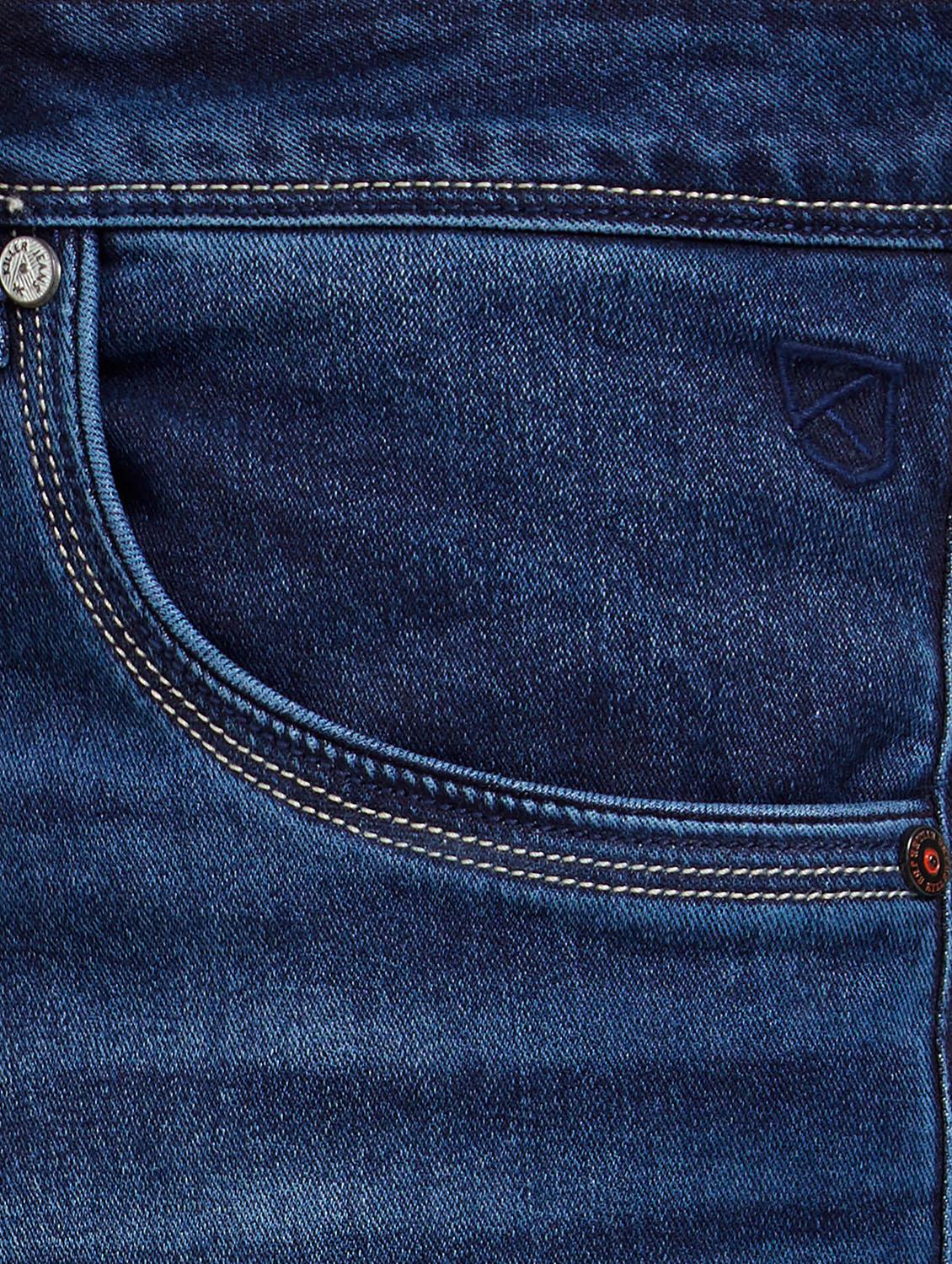 blue cotton washed jeans - 15738436 - Zoom Image - 5
