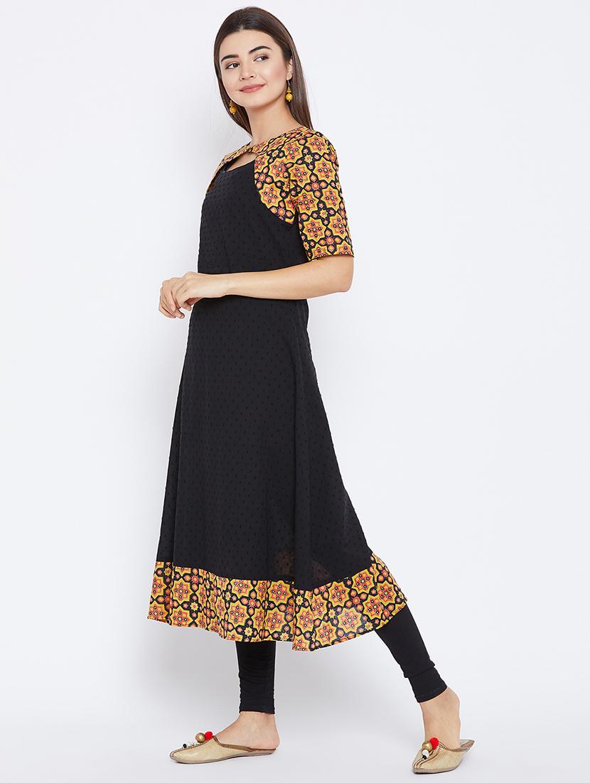 A-line printed kurta - 15738751 - Zoom Image - 2