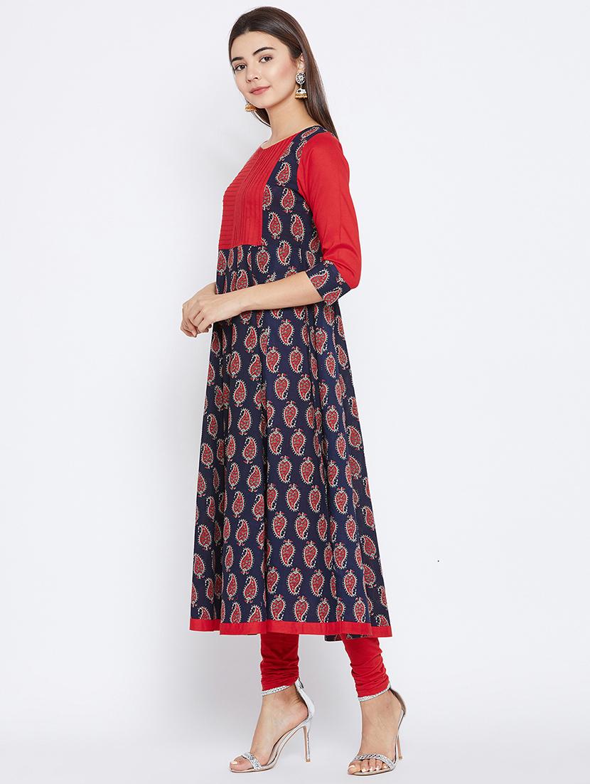 Paisley anarkali kurta - 15738752 - Zoom Image - 2