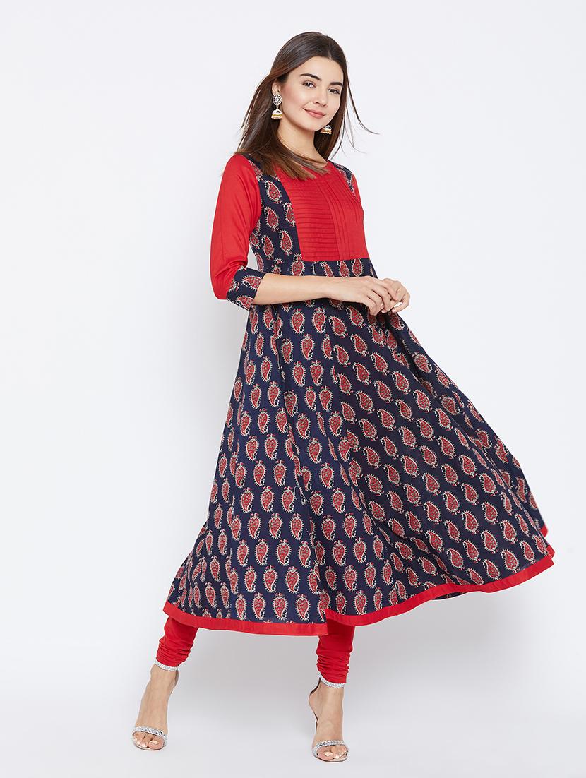 Paisley anarkali kurta - 15738752 - Zoom Image - 5