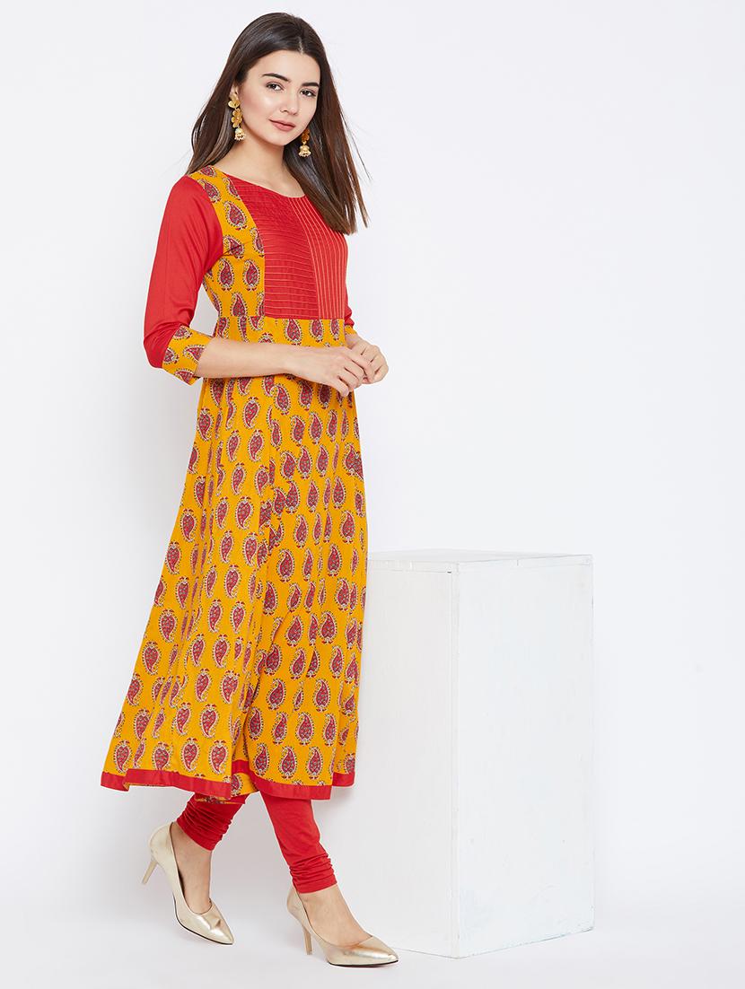Paisley anarkali kurta - 15738754 - Zoom Image - 5