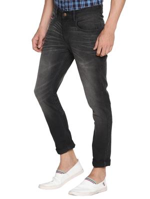 black cotton washed jeans - 15738812 - Standard Image - 2