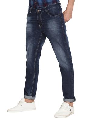blue cotton washed jeans - 15738818 - Standard Image - 2