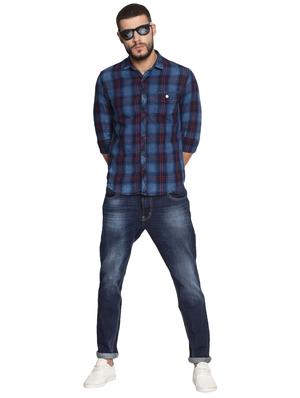 blue cotton washed jeans - 15738818 - Standard Image - 5