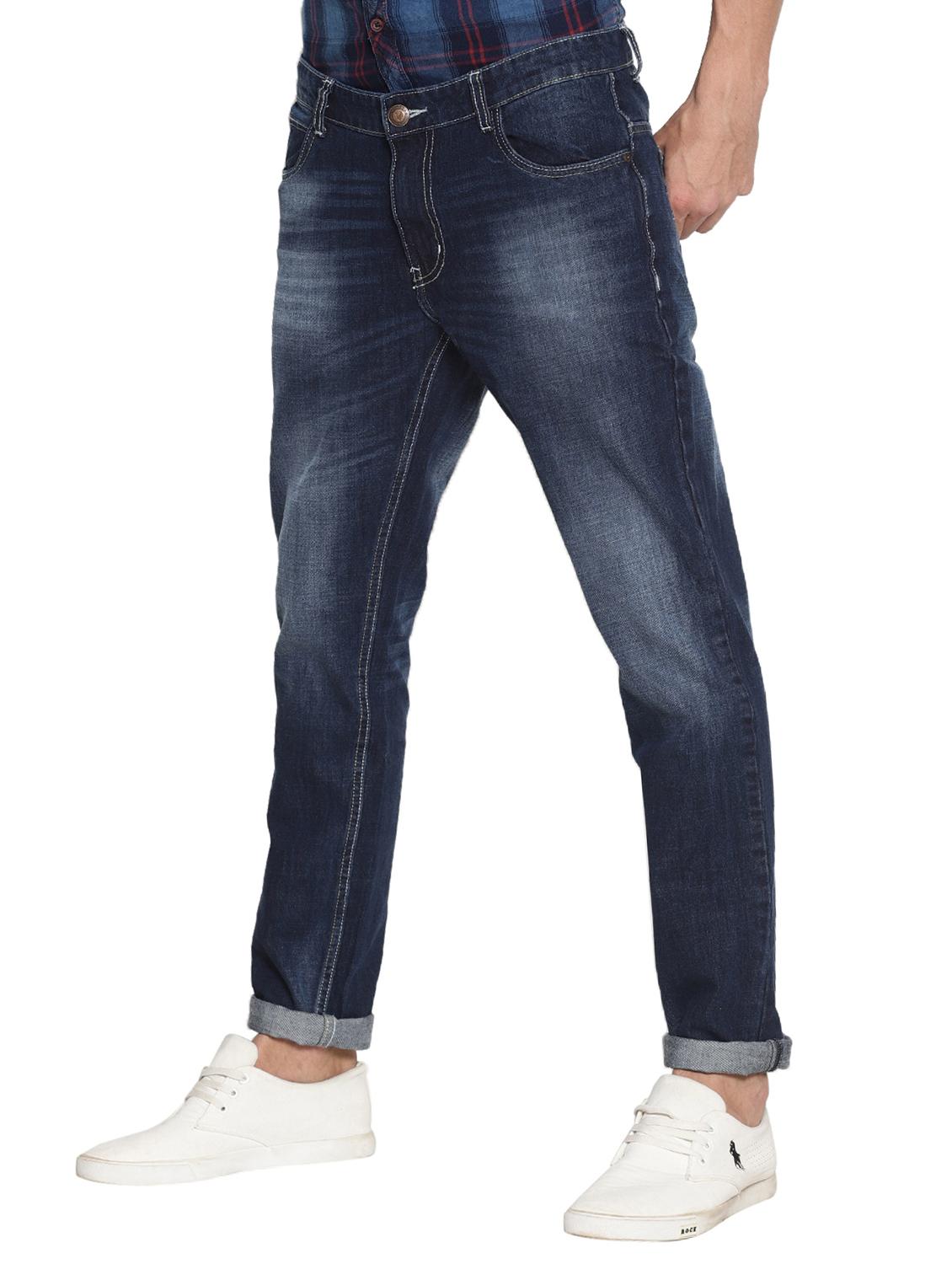 blue cotton washed jeans - 15738818 - Zoom Image - 2