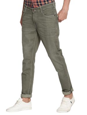 grey cotton washed jeans - 15738819 - Standard Image - 2