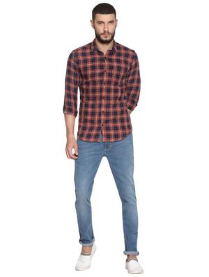 light blue cotton washed jeans - 15738822 - Standard Image - 5
