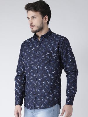 blue cotton casual shirt - 15738861 - Standard Image - 2