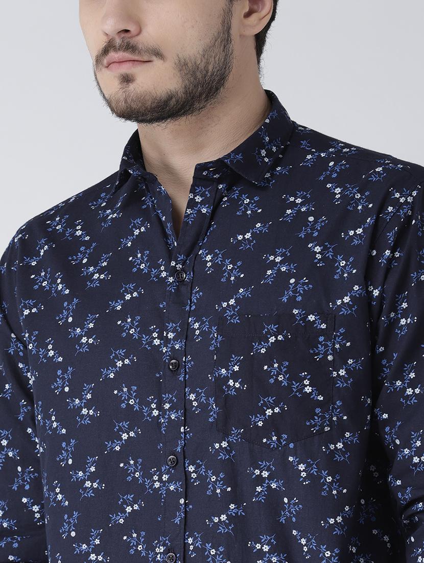blue cotton casual shirt - 15738861 - Zoom Image - 5