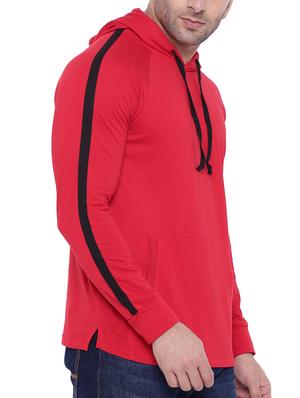 red cotton raglan t-shirt - 15739173 - Standard Image - 2