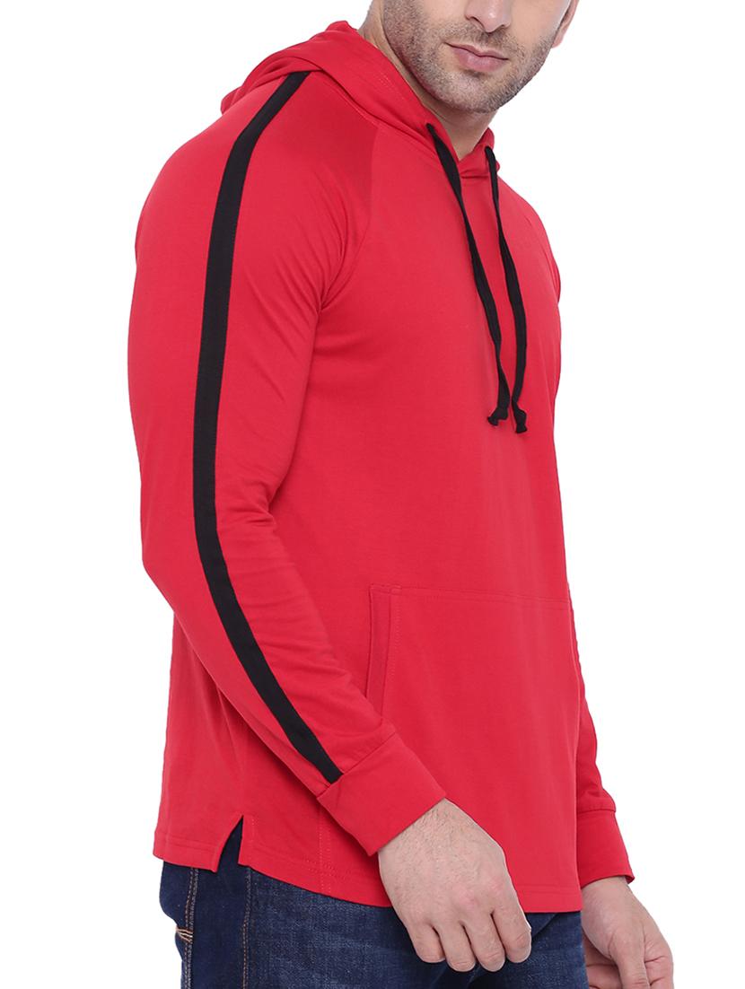 red cotton raglan t-shirt - 15739173 - Zoom Image - 2