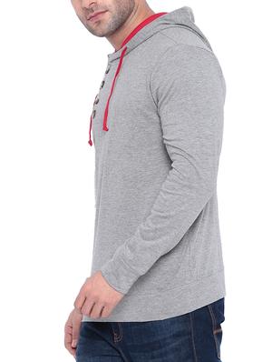 grey cotton t-shirt - 15739181 - Standard Image - 2