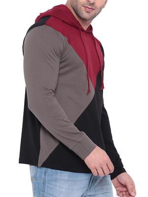 multi colored cotton color block t-shirt - 15739184 - Standard Image - 2