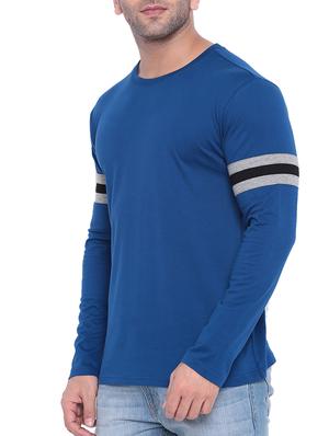 blue cotton t-shirt - 15739195 - Standard Image - 2