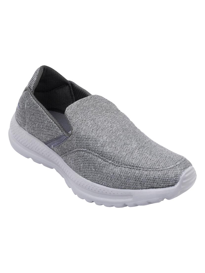 grey Mesh slip on sport shoes - 15739503 - Zoom Image - 2