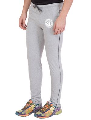 grey cotton full length track pant - 15739692 - Standard Image - 2