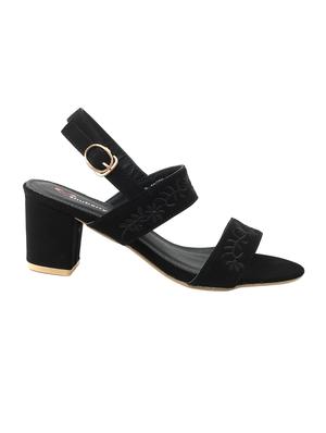 black back strap sandals - 15741167 - Standard Image - 2