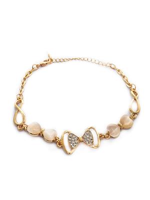 gold tone link bracelet - 15741209 - Standard Image - 2