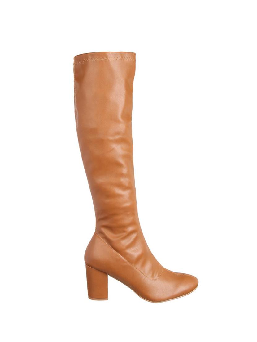 tan knee length boots - 15741843 - Zoom Image - 2