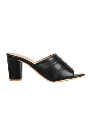 black slip on sandals - 15741863 - Standard Image - 2