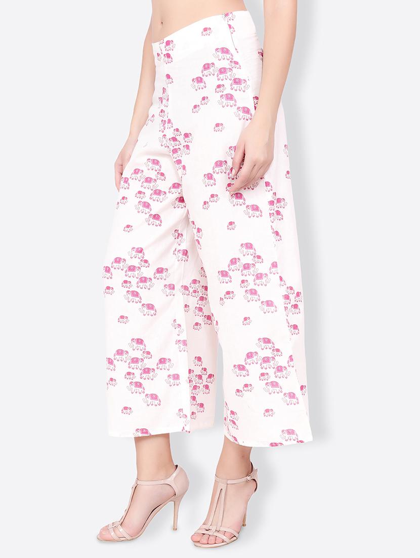 mid waist straight palazzo - 15742539 - Zoom Image - 2