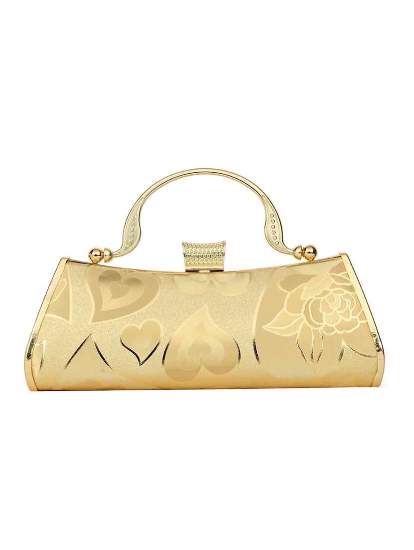 gold metal box clutch - 15743914 - Zoom Image - 2