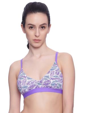 Set of 2 leaf print bras - 15745432 - Standard Image - 2