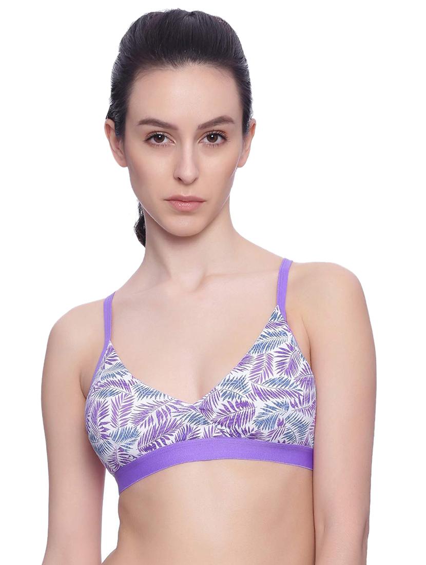 Set of 2 leaf print bras - 15745432 - Zoom Image - 2