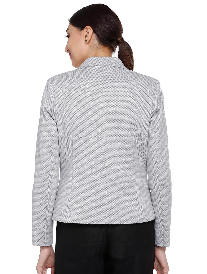 Pin dot lapel neck blazer - 15746210 - Zoom Image - 2