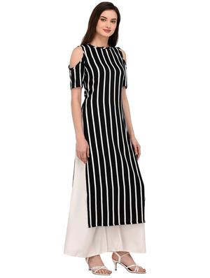 straight stripes kurta - 15746365 - Standard Image - 2
