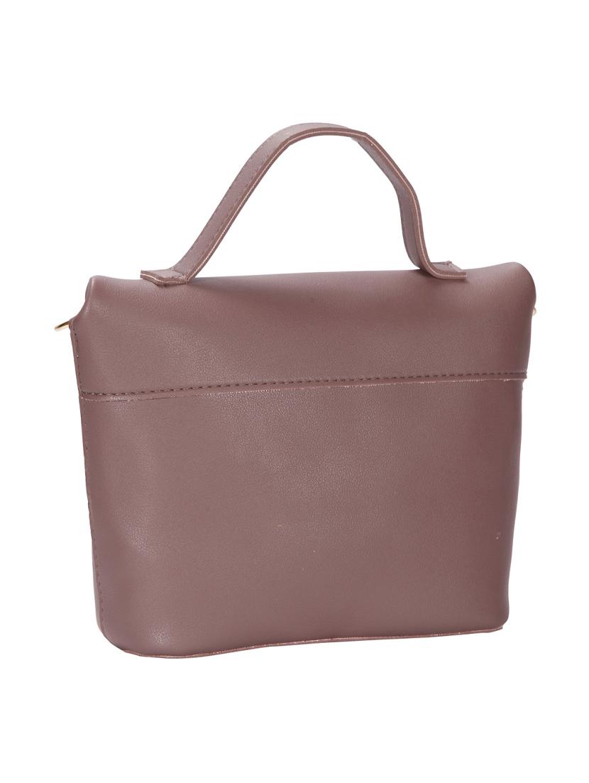 purple leatherette (pu) regular sling bag - 15746662 - Zoom Image - 2