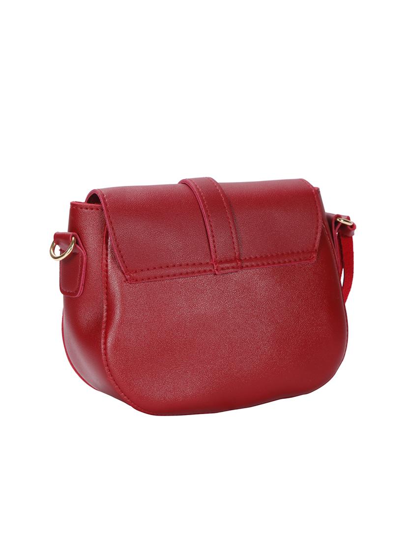 red leatherette (pu) regular sling bag - 15746719 - Zoom Image - 2