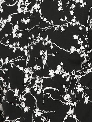 black cotton casual shirt - 15747330 - Standard Image - 5