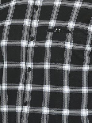 black cotton casual shirt - 15747343 - Standard Image - 5