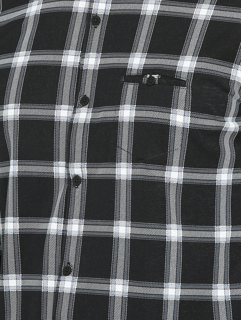 black cotton casual shirt - 15747343 - Zoom Image - 5