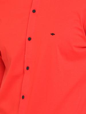 red cotton casual shirt - 15747361 - Standard Image - 5