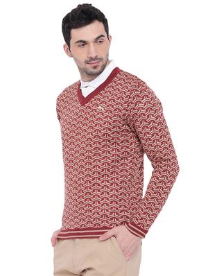 red acrylic pullover - 15747888 - Standard Image - 2