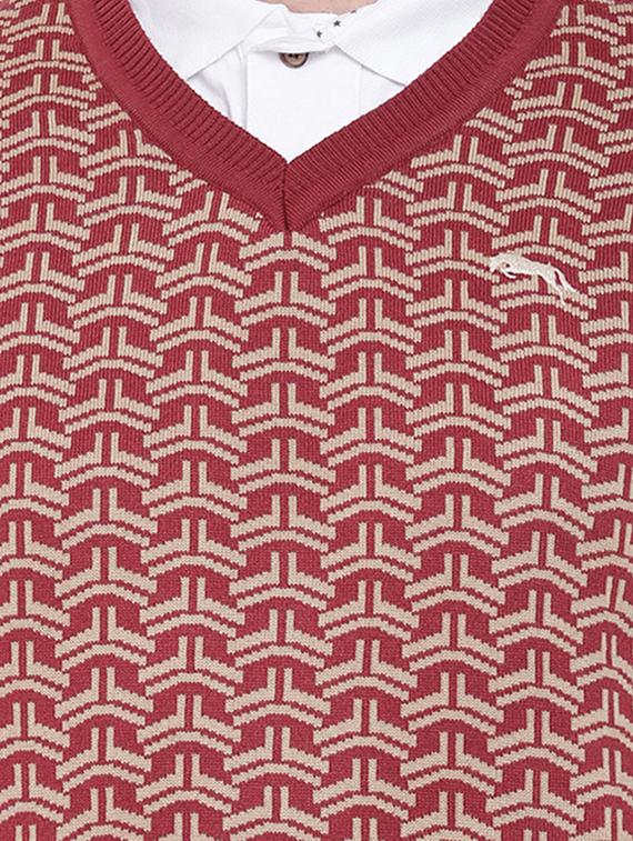 red acrylic pullover - 15747888 - Zoom Image - 5