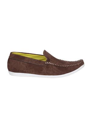 brown Denim slip on loafers - 15747941 - Standard Image - 2
