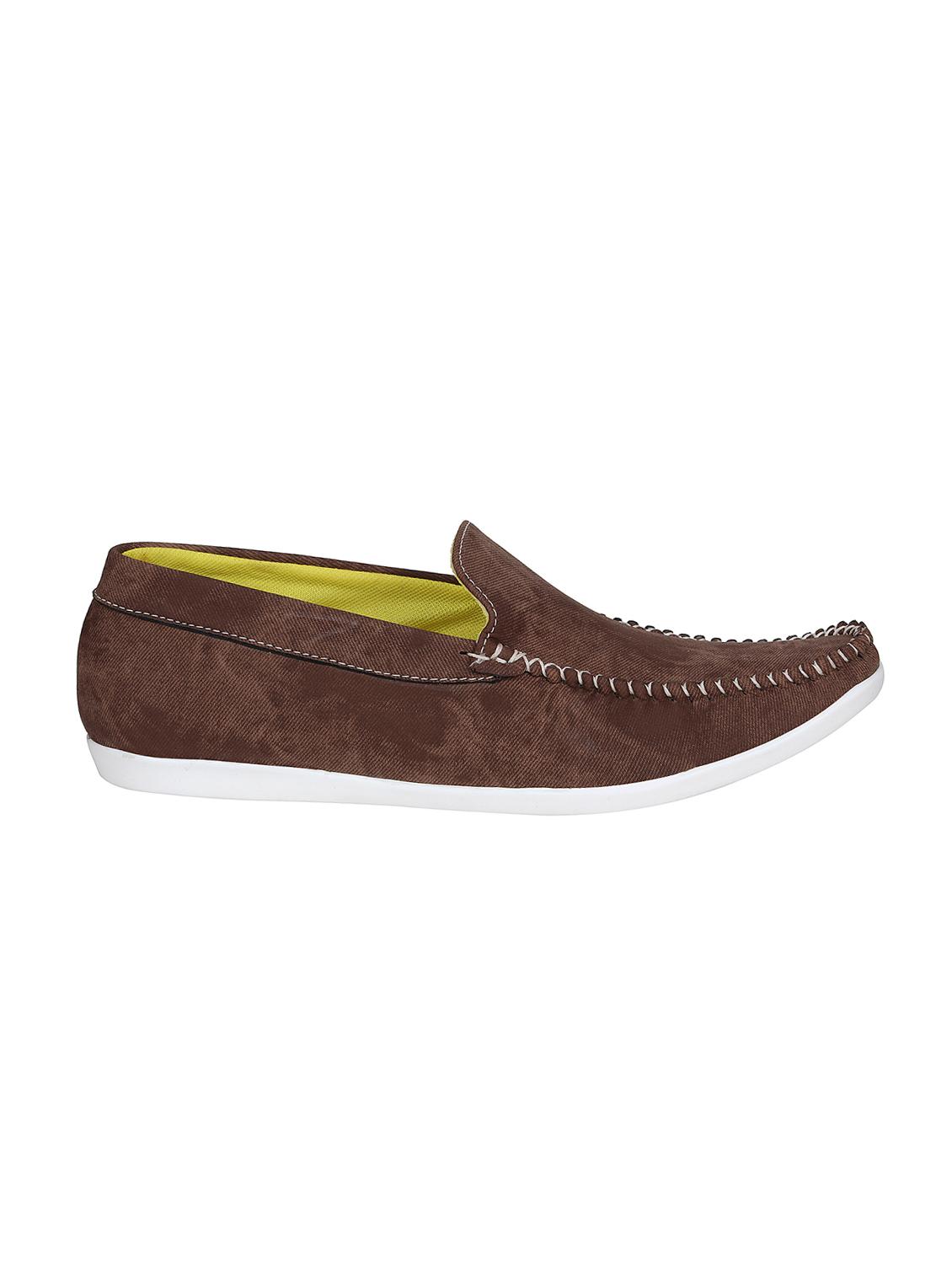 brown Denim slip on loafers - 15747941 - Zoom Image - 2