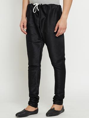 black dupion silk pyjamas - 15750776 - Standard Image - 2
