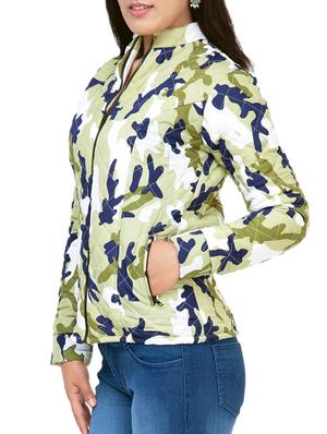 camouflage print quilted jacket - 15751258 - Standard Image - 2