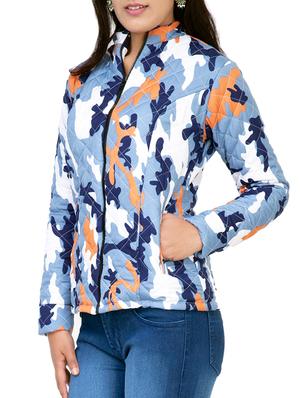camouflage print quilted jacket - 15751259 - Standard Image - 2