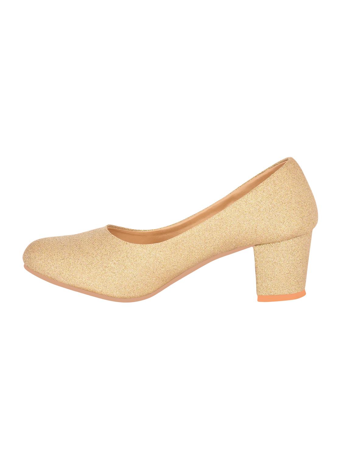 gold slip on pumps - 15754630 - Zoom Image - 2